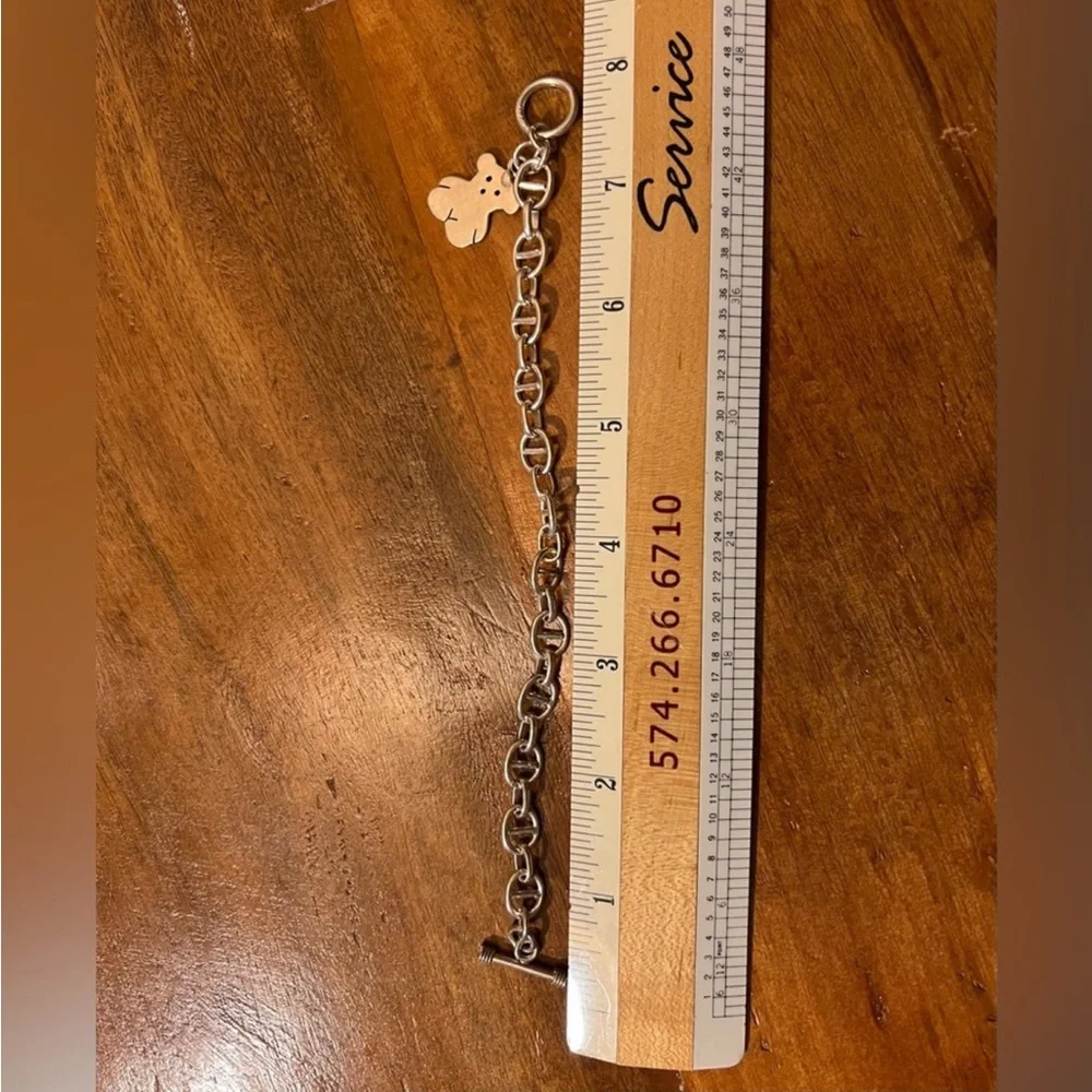 925 Sterling Silver Teddy Bear Charm - Picture 3 of 6